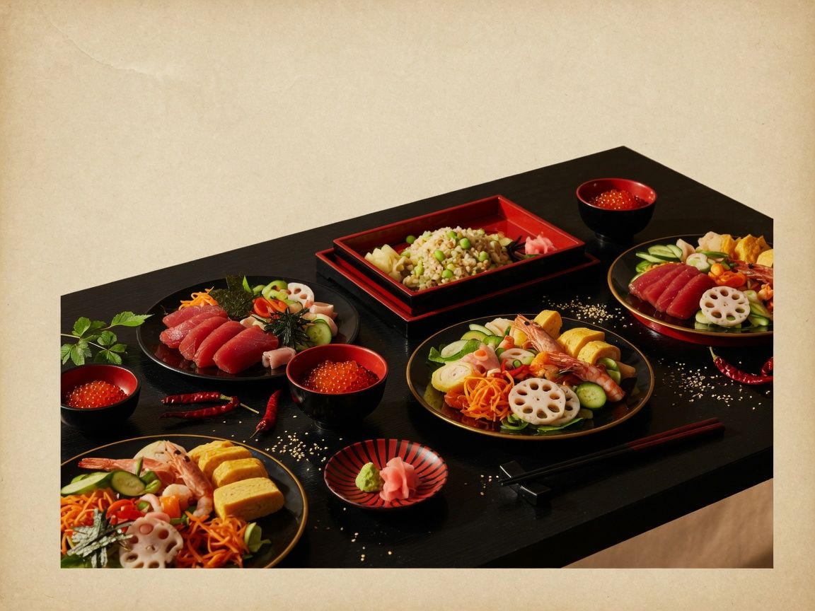 豊かな食材が並ぶ食卓